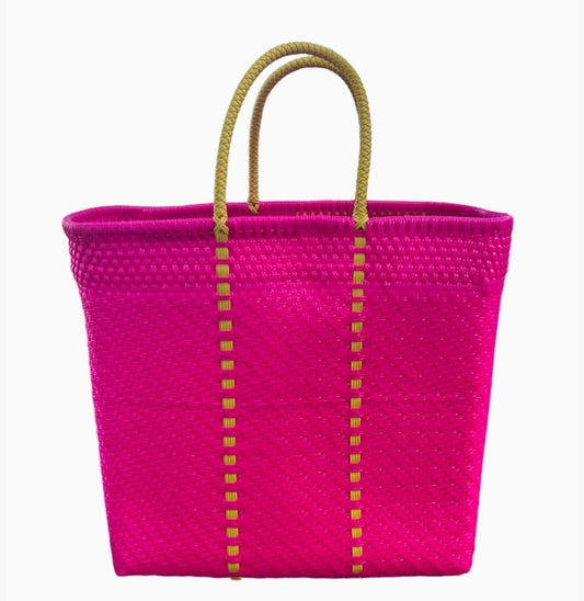 Faria Pink with Yellow Open Bag