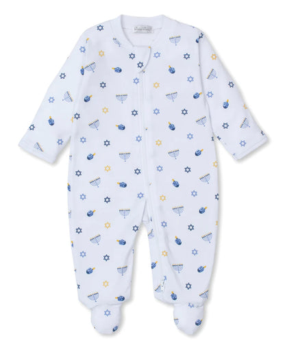 My First Hanukkah Footie With Zipper