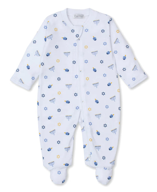 My First Hanukkah Footie With Zipper