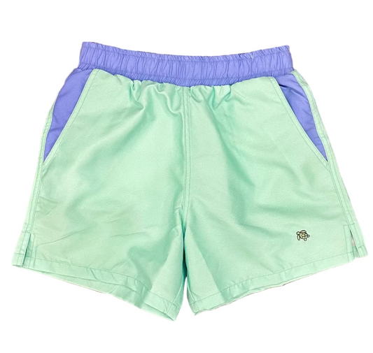 Board Short Lavender/green