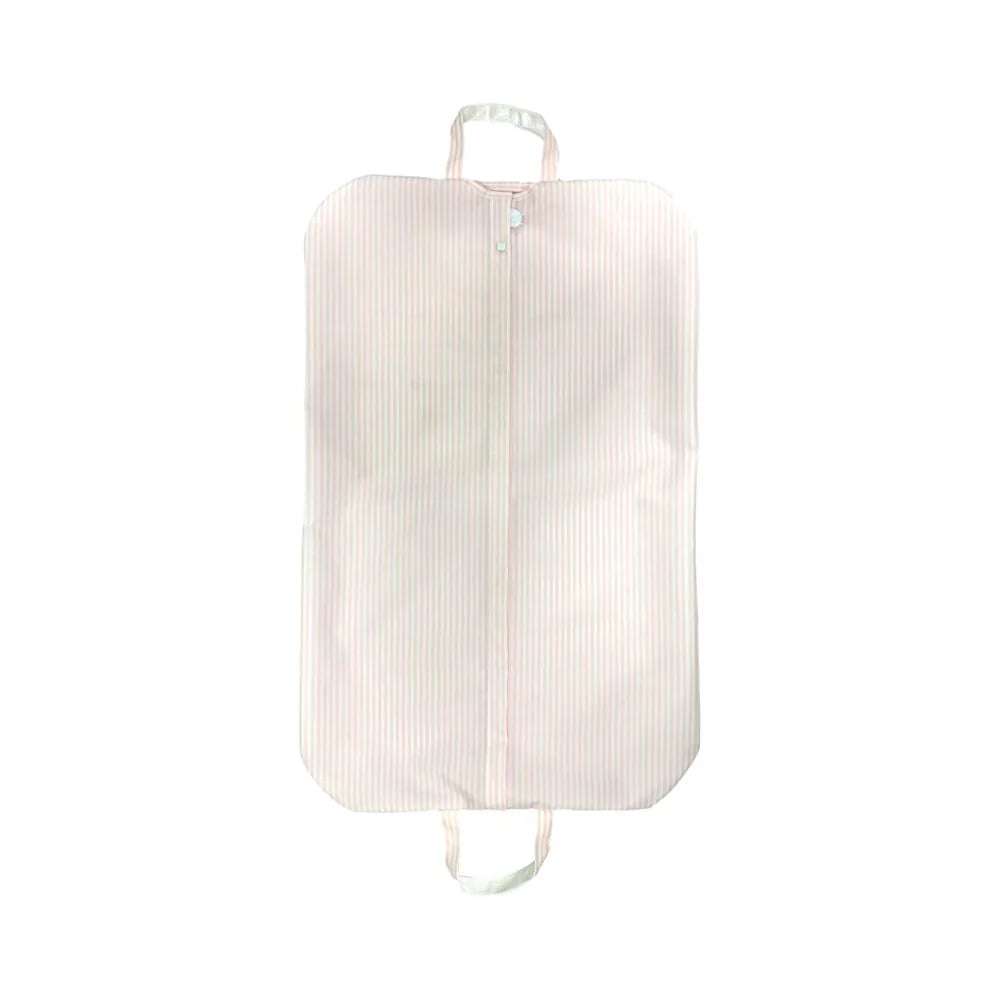 Garment Bag Pink Stipe
