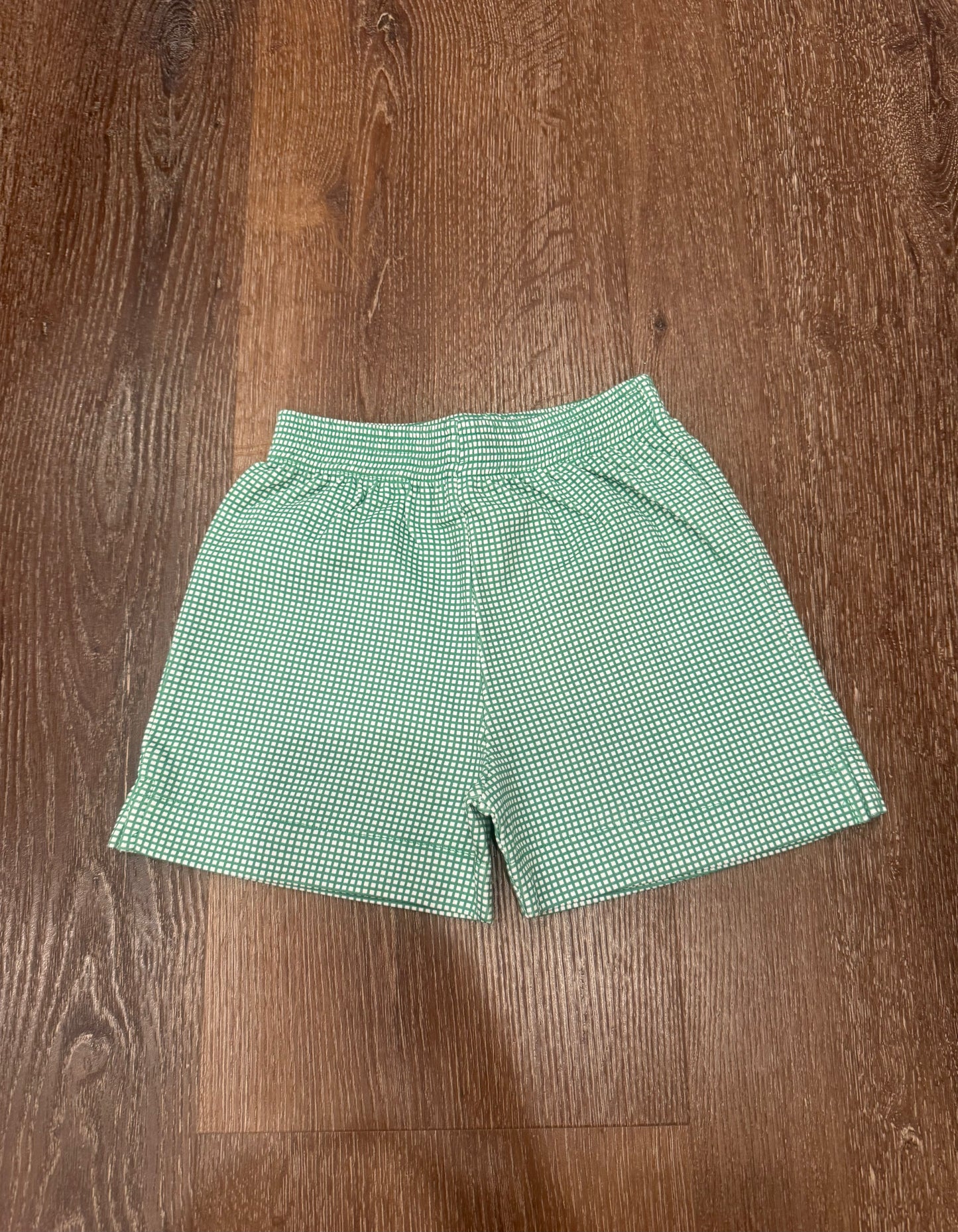 Green Gingham Short