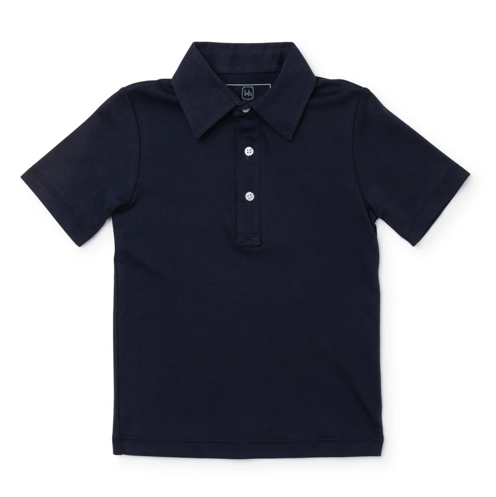 Navy Pima Cotton Golf Shirt