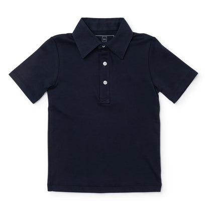 Navy Pima Cotton Golf Shirt