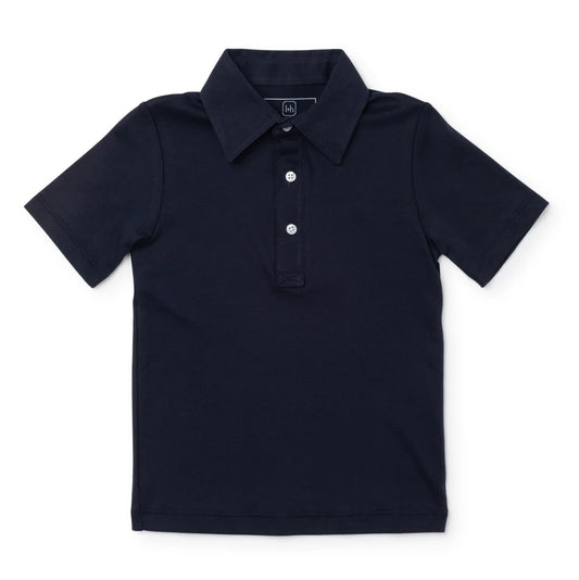 Navy Pima Cotton Golf Shirt