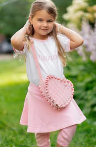 Floral Heartpurse Velvet