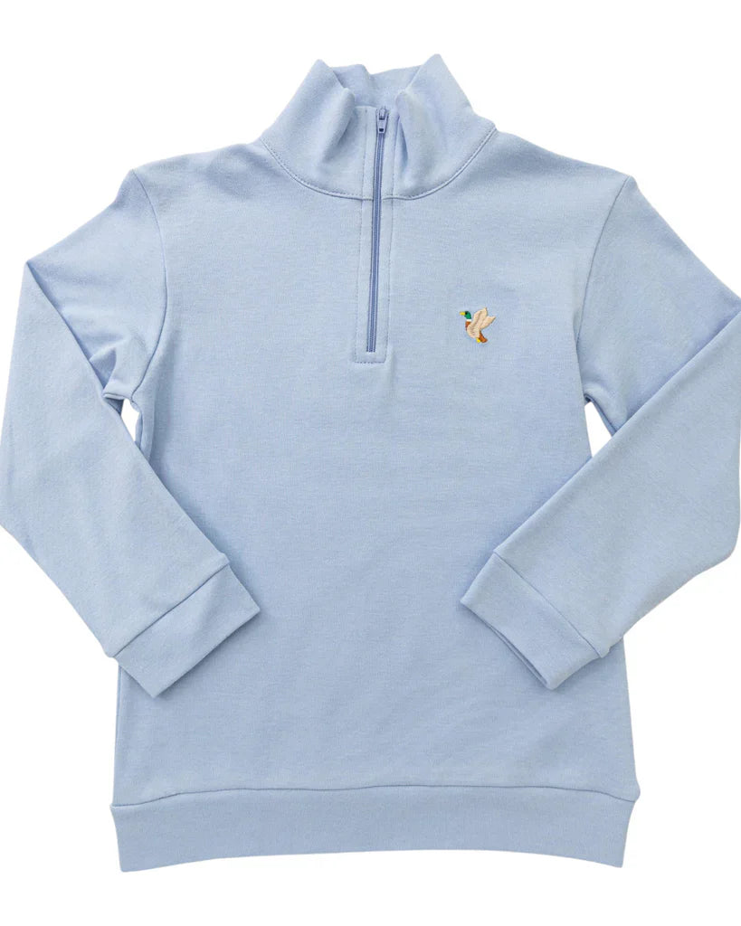 Flying Mallard Light Blue 1/4 Zip - Size 7