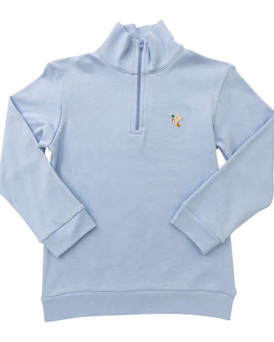 Flying Mallard Light Blue 1/4 Zip - Size 7