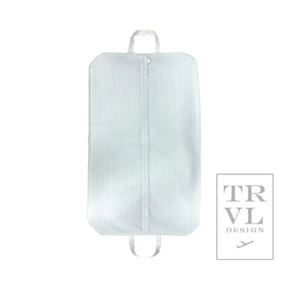 Garment Bag Blue Stripe