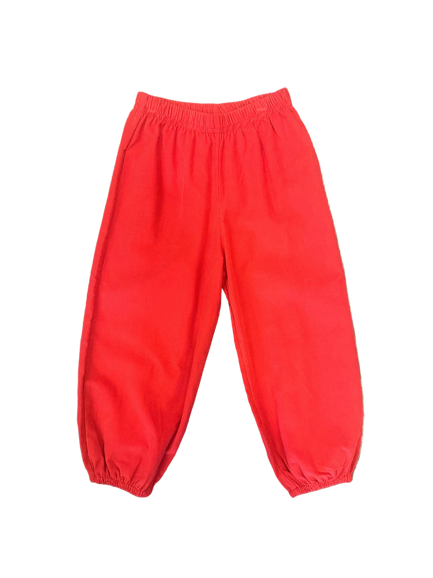 Boys Bloomer Pants Red Corduroy