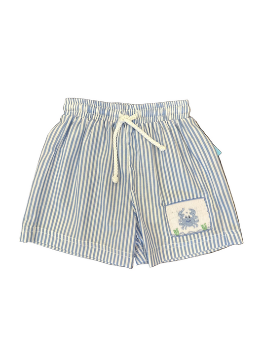 Crab Boys Blue Stripe Swim
