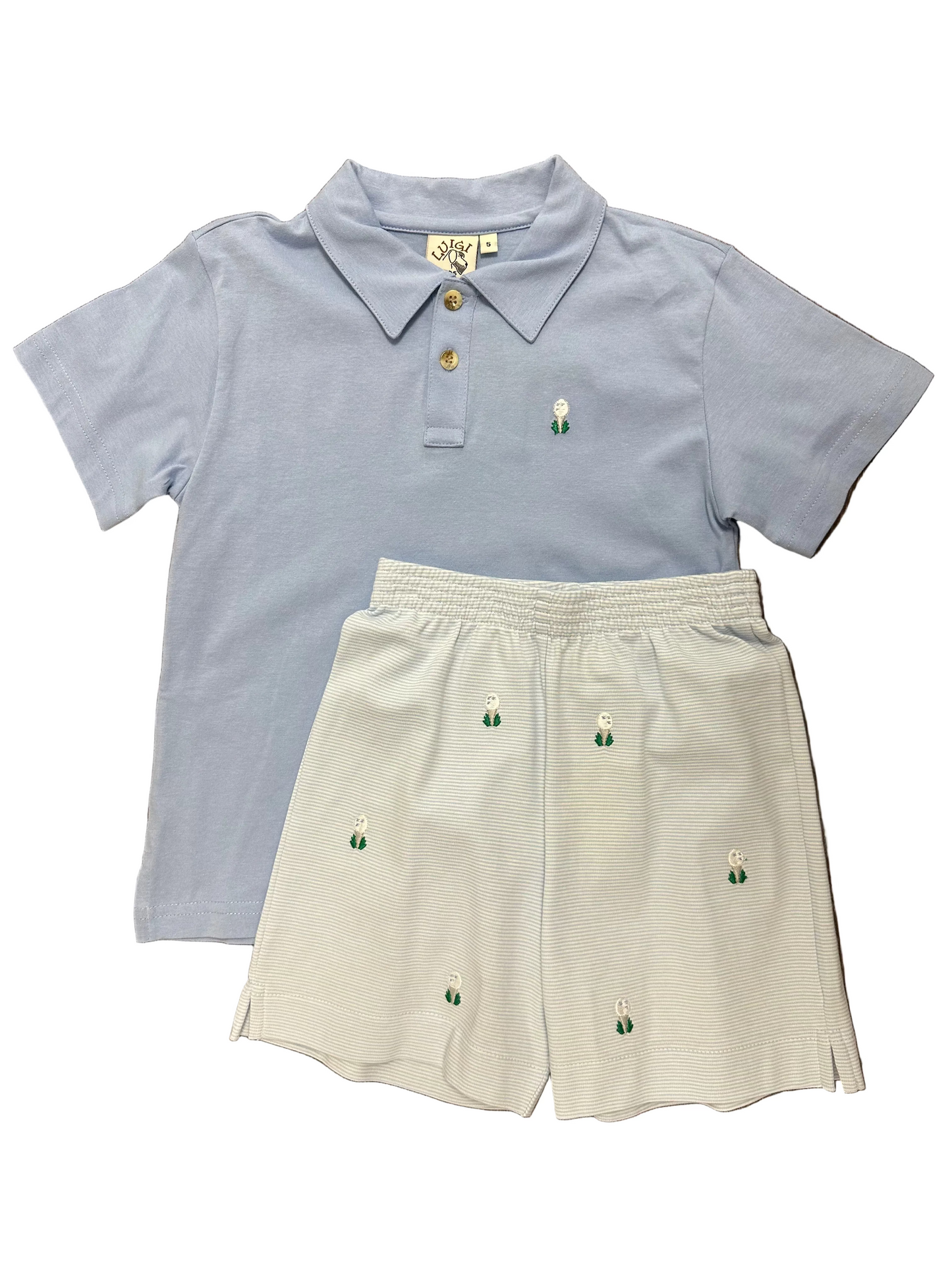 Boys Golf Short Sleeve Set
