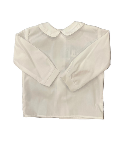 Boys White Shirt with Cording