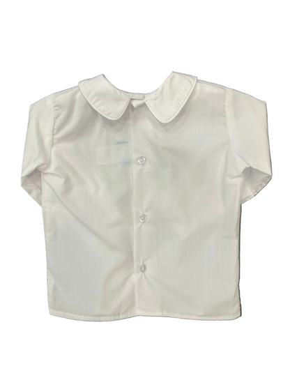 Boys White Shirt with Cording