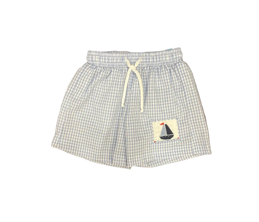 Sailboat Boys Swim Trunk