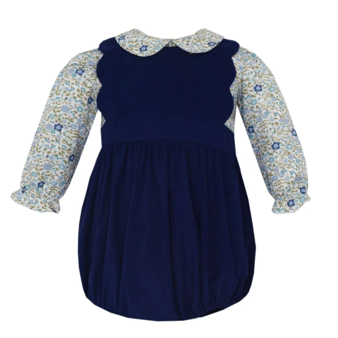 Navy Corduroy Bubble Set
