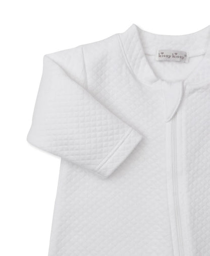 Jaquard White Bear Footie