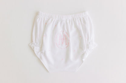 Diaper Cover Pink Dots