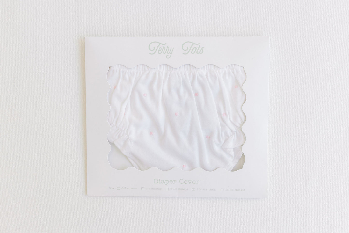 Diaper Cover Pink Dots