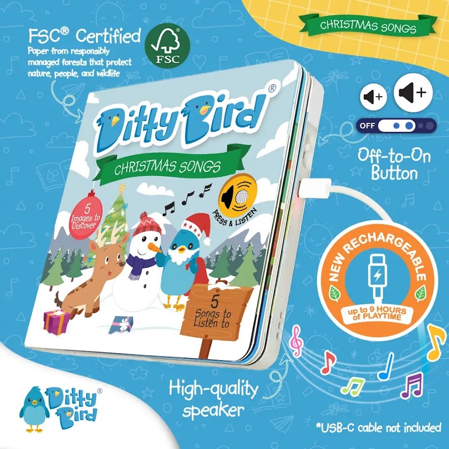 Ditty Bird Book Christmas Songs