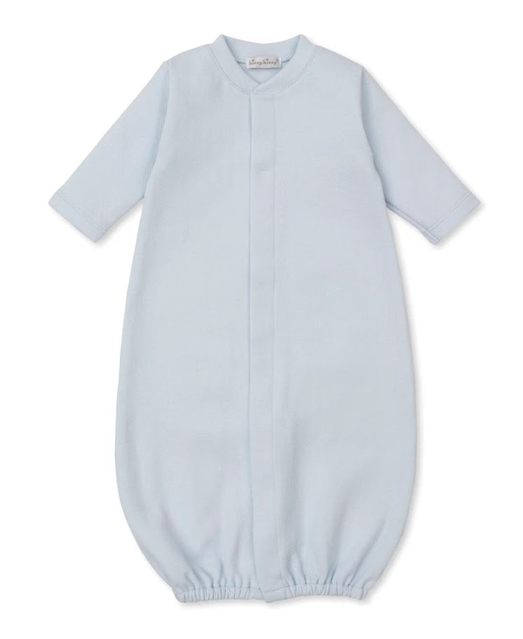 Jacquard Convertible Gown - Light Blue