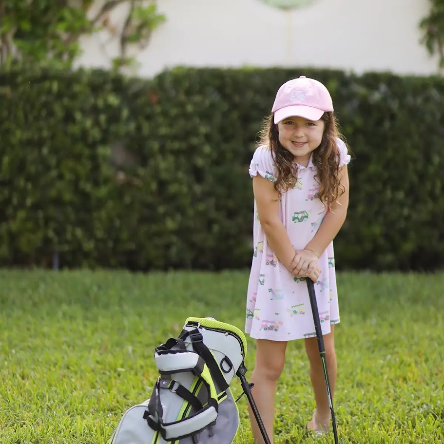 Rainbow Golf Cart Baseball Hat