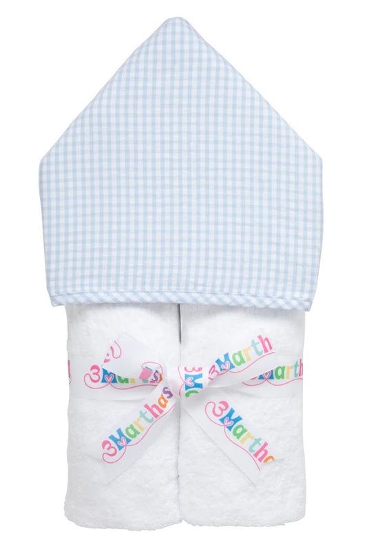 Everykid Towel - Big Check Blue