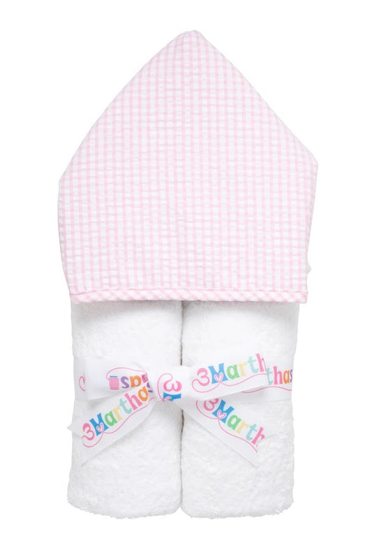 Everykid Towel - Big Check Pink
