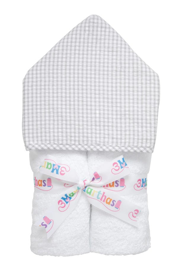 Everykid Towel - Big Check Gray