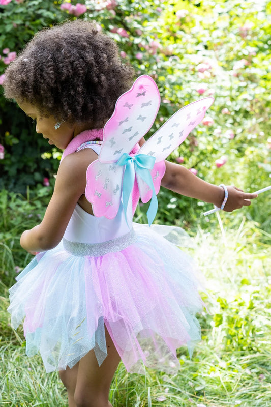 Think Mint Pink Skirt Wings & Wand