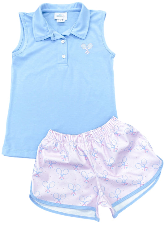 Tabby Pima Tennis Shorts