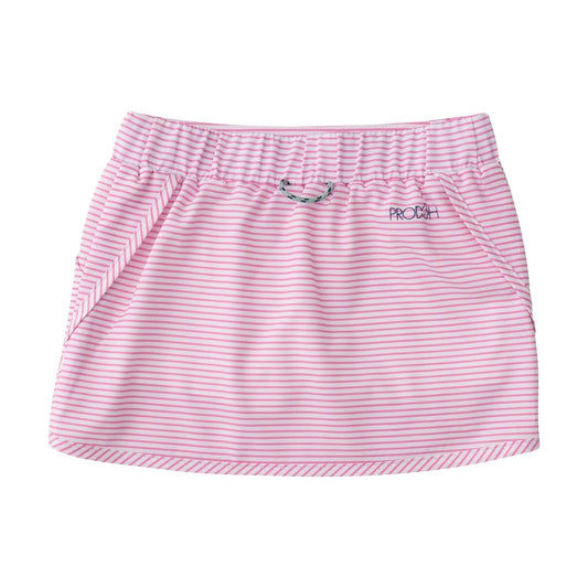 Carolina Catch Skort Pink Stripe