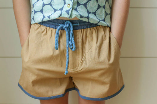 The Pop On Short Khaki
