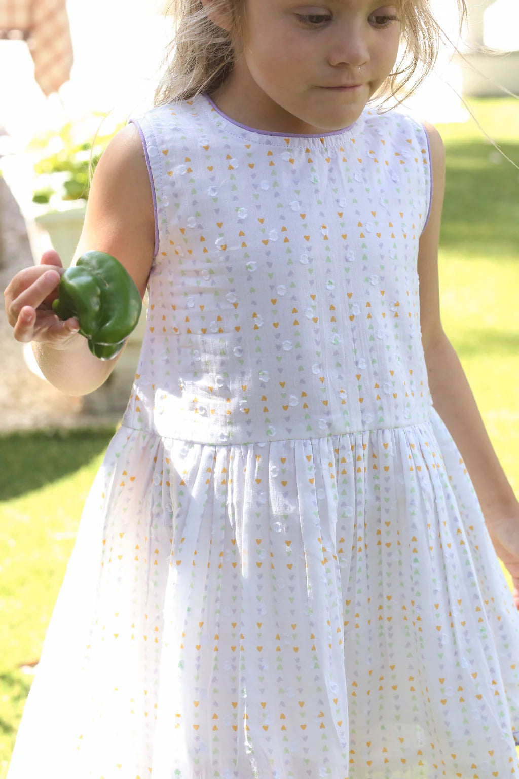 The Bow Back Dress Swiss Dot