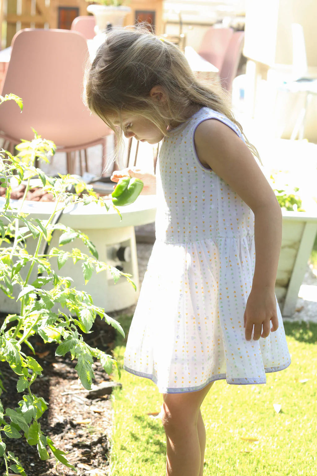 The Bow Back Dress Swiss Dot