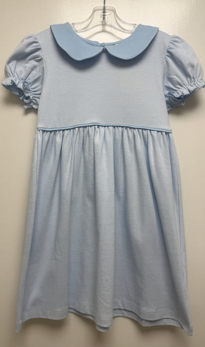 Baby Blue And White Stripe Dress