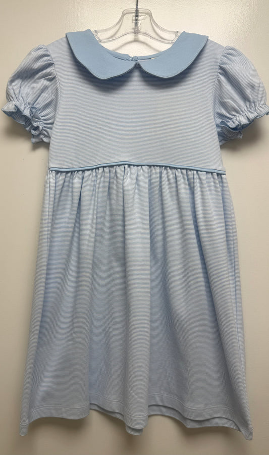 Baby Blue And White Stripe Dress