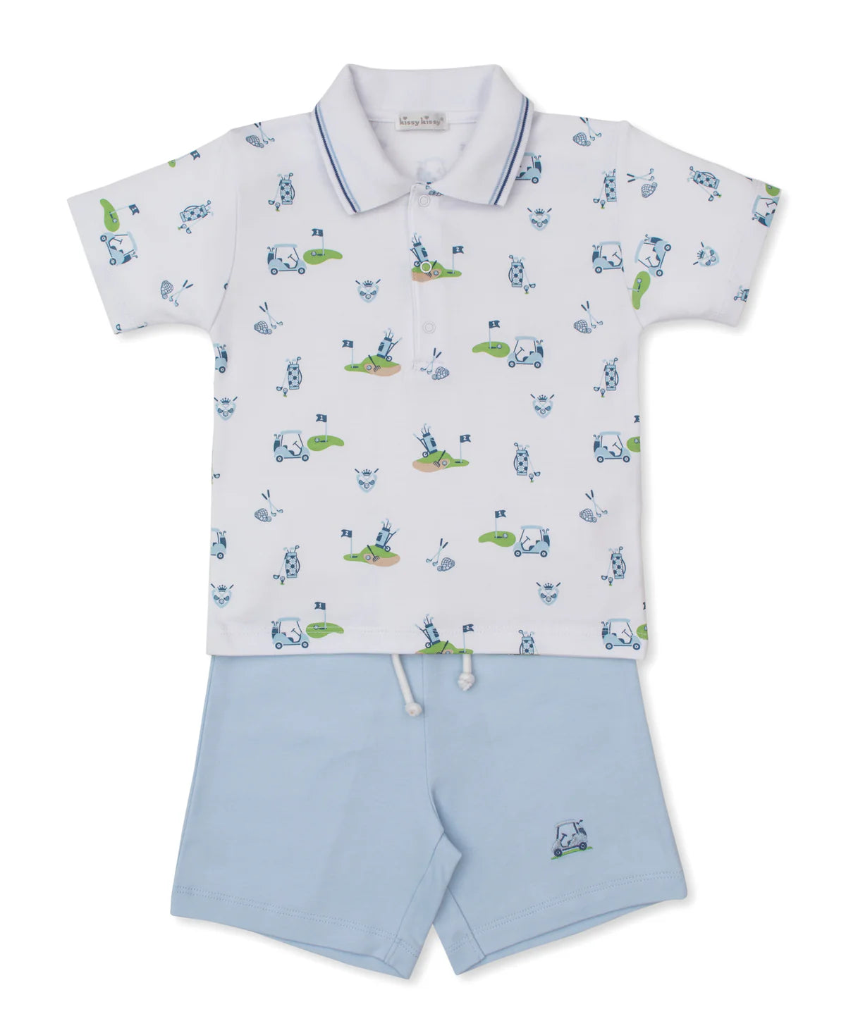 Golf Championship Blue Bermuda Set