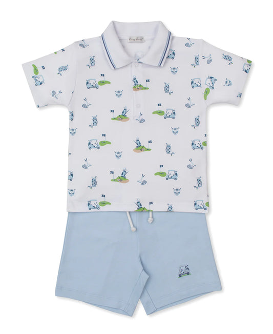Golf Championship Blue Bermuda Set