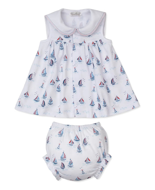 Red, White, And Blue Regatta Dress Set