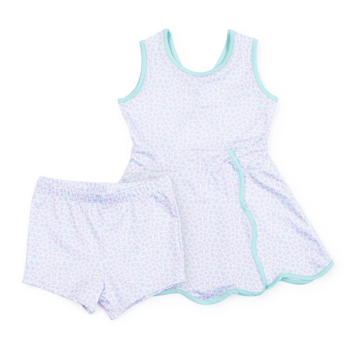 Taylor Girls' Performance Dress & Shorts - Petal Party