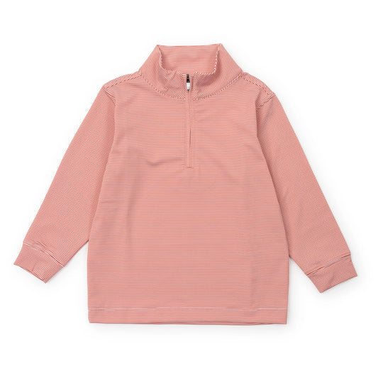 Sam Performance Pullover Orange Stripes