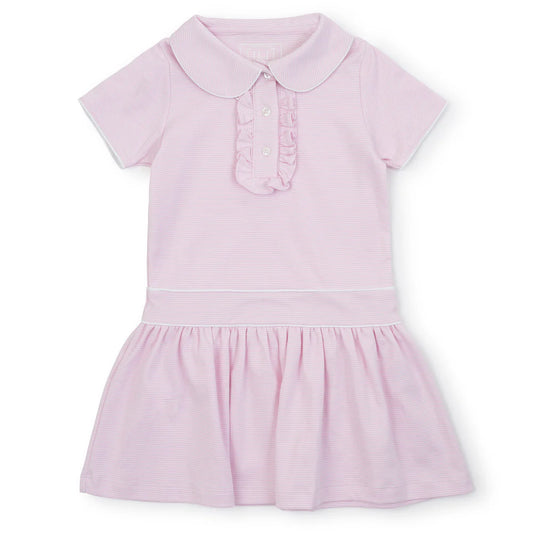 Sydney Dress Pink & White Stripes