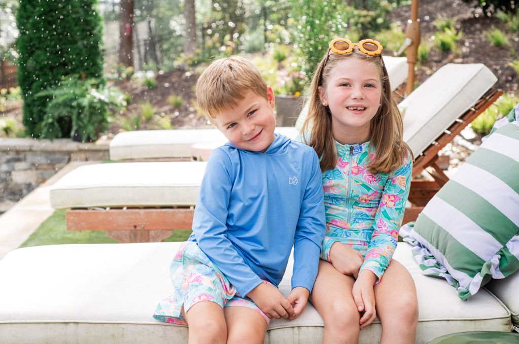 Surf And Turf Zip Front Swimsuit Tropical Floral