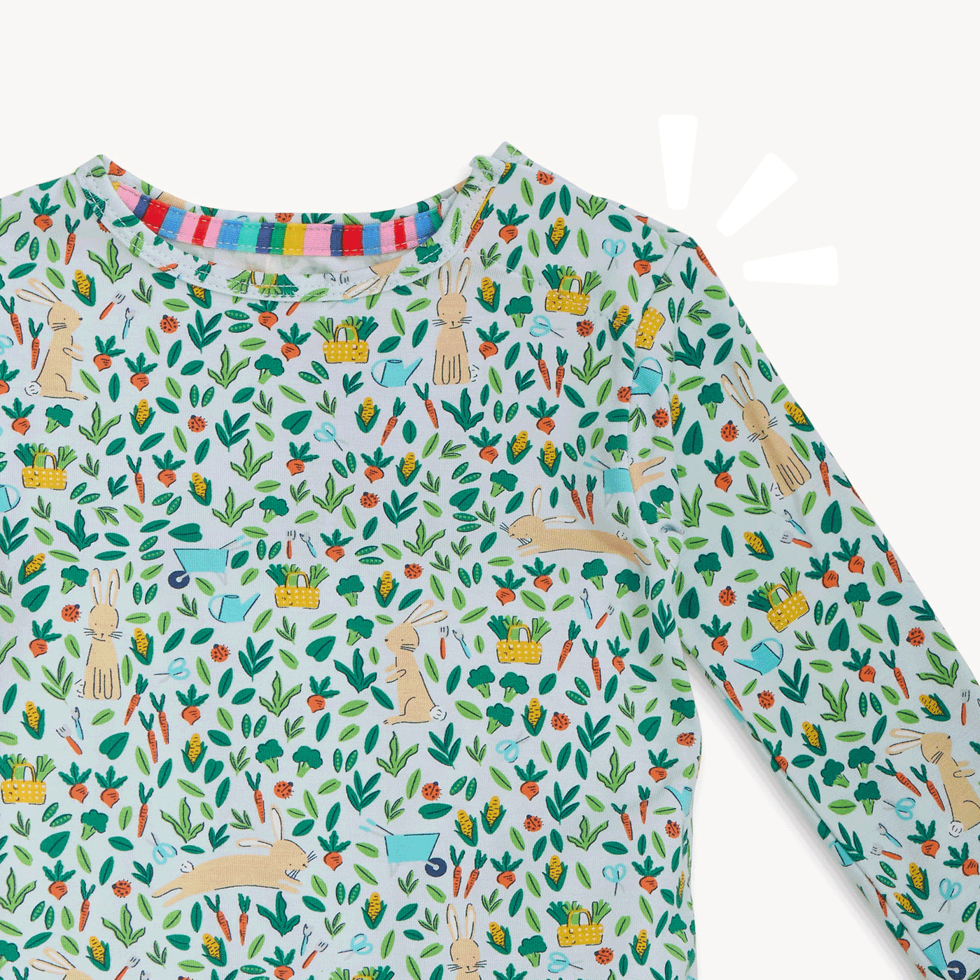 Bunny Garden Green Modal Set