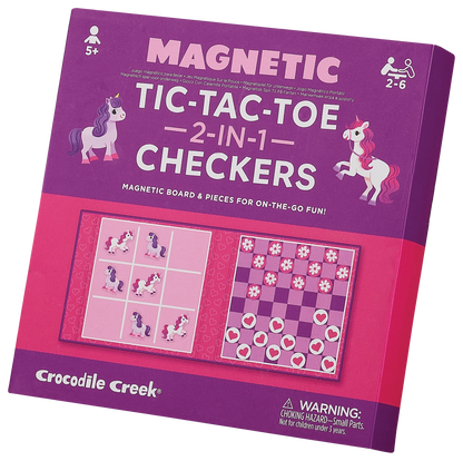 Magnetic Games Tic Tac Toe And Checkers