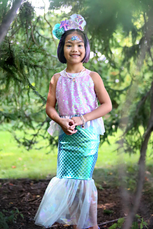 Misty Mermaid Dress Pink (3-4)
