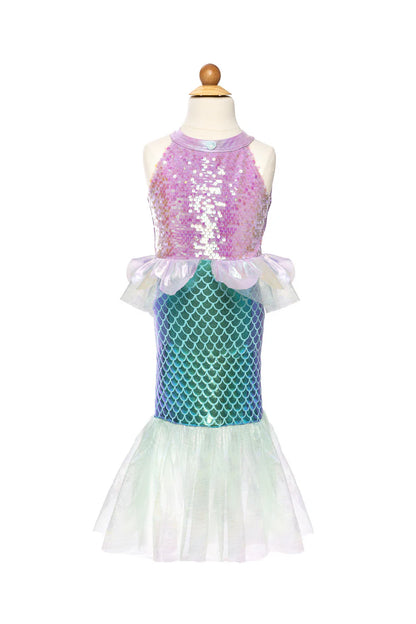Misty Mermaid Dress Pink (3-4)