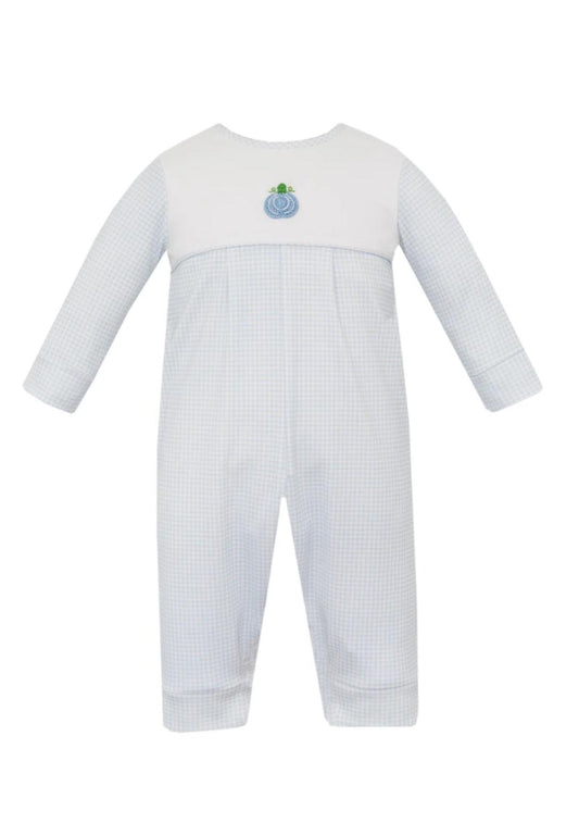Pumpkin Boys Light Blue Gingham Jon Jon