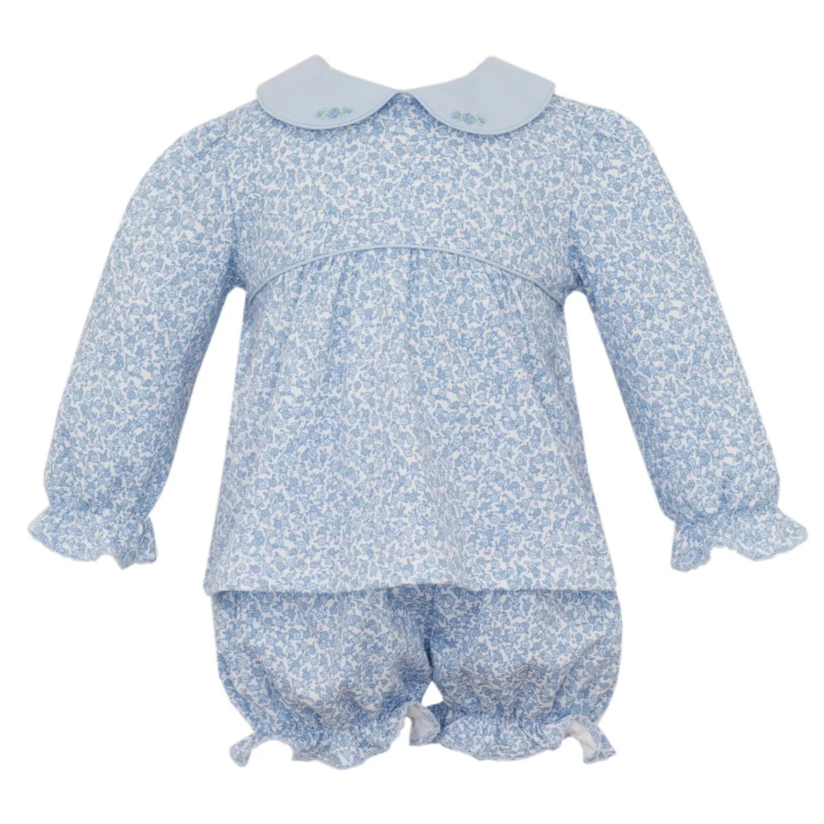 Blue Liberty Print Bloomer Set